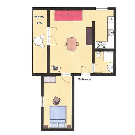 Toni, Borik Appartement